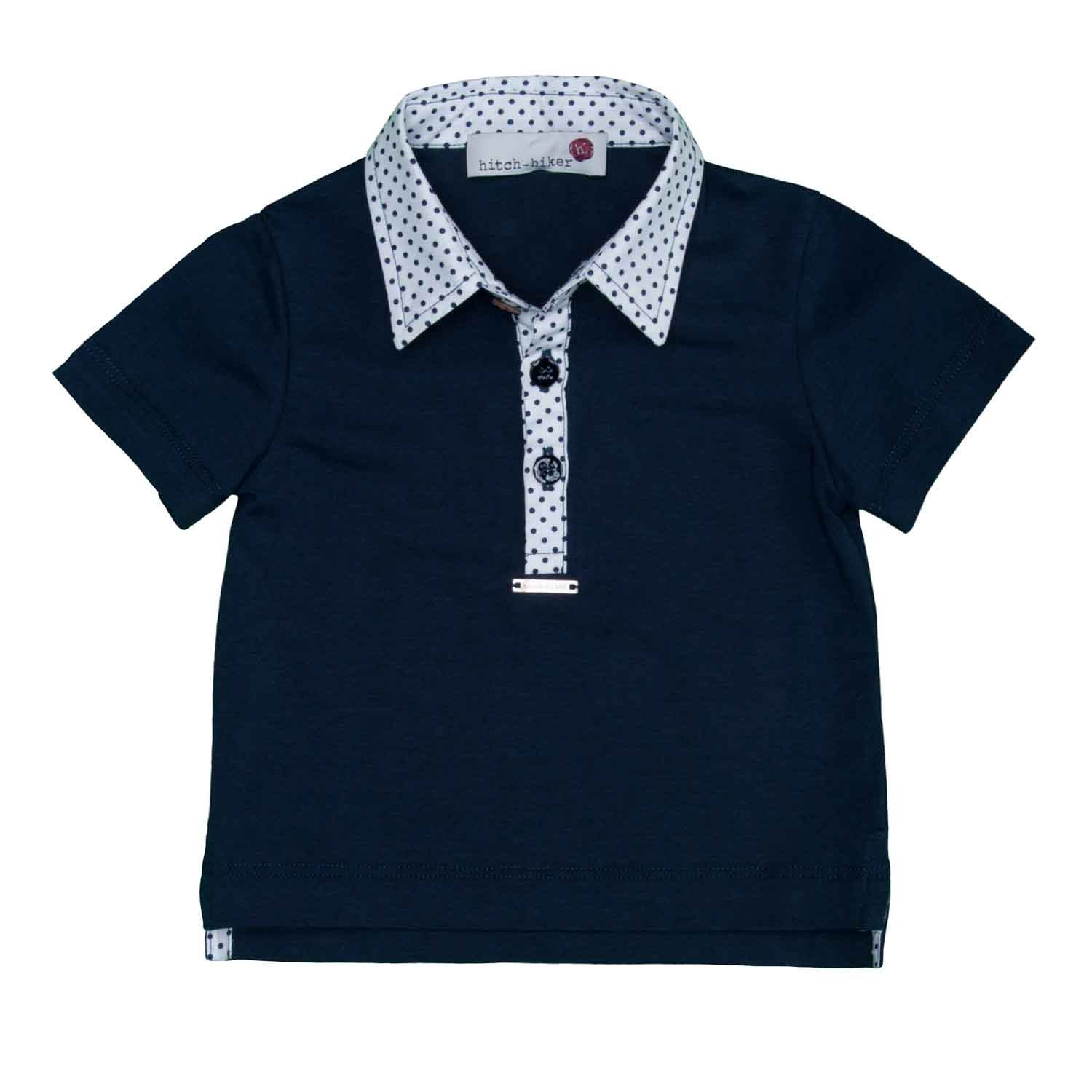 polo con cuello camisero